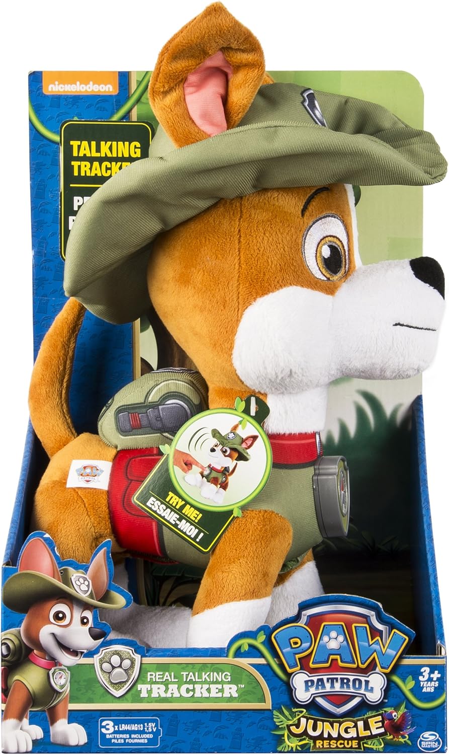 paw patrol tracker stuffed animal