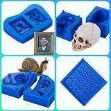 BBDINO Silicone Mould Making Kit 30A Platinum Silicone 1100g Sapphire Blue view 3