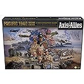 Avalon Hill Axis & Allies Pacific 1940 Second Edition WWII Strategy Board Game, with Extra Large Gameboard, Ages 12 and Up, 2