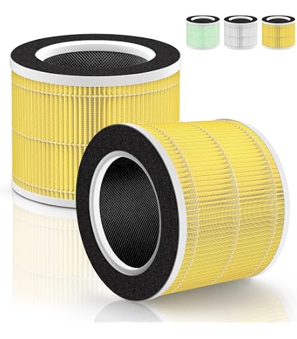 PUREBURG H13 HEPA Ersatzfilter Für RENPHO R-M003 Luftreiniger – 4-stufige Filtration, Mit Aktivkohle, 1 Stück