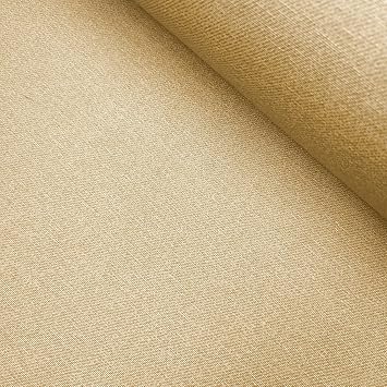 Staab's Beschichtete Baumwolle Uni beige meliert (Meterware, Qualität Zum Nähen) (50 x 140 cm)