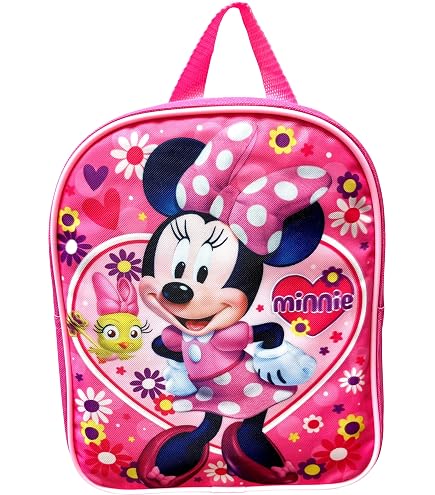 Ruz Minnie Mouse Toddler Girl 12 Inch Mini Backpack (Pink)