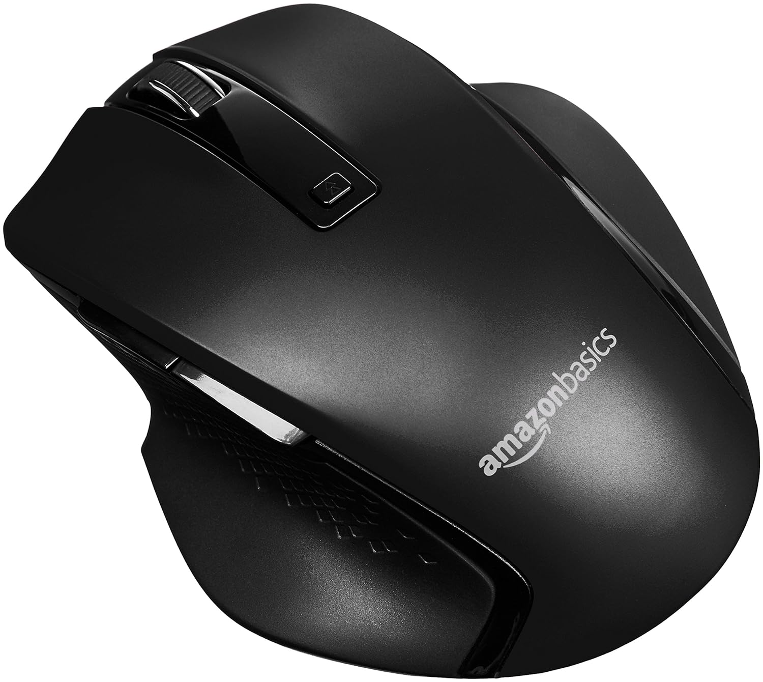 AmazonBasics Compact Ergonomic Wireless Mouse with Fast Scrolling Black Amazon.co.uk