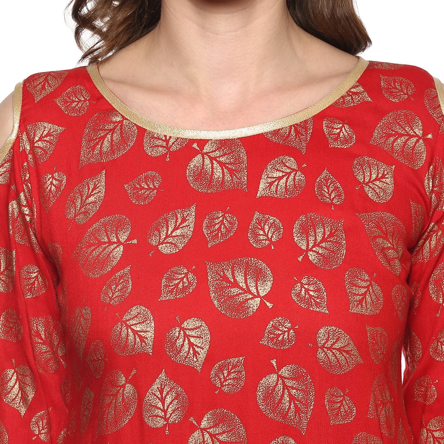 eyesonme women's rayon anarkali gown