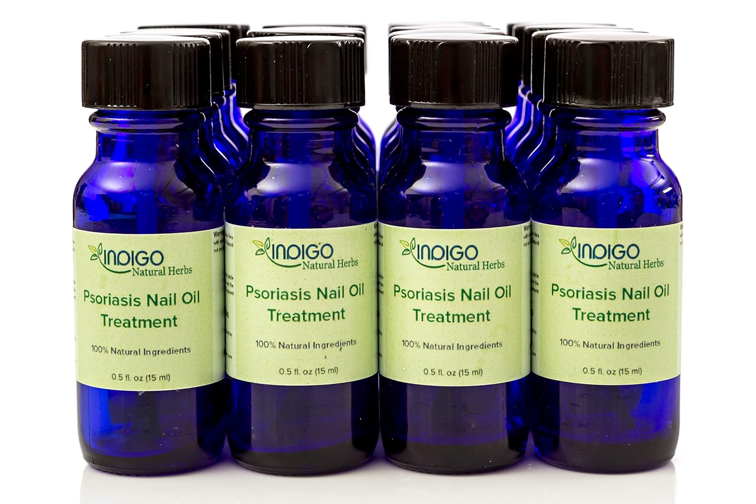 Psoriasis Nail Oil Treatment from Indigo Natural Herbs. Toenails, Fingernails, Skin Treatment. Relief of Chapping, Cracking, Roughness, Redness, Dryness, Fungus. Repairs and Strengthens Nails. 15 ml : Beauty