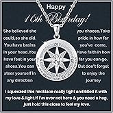 10 Birthday Gifts For Girls 925 Sterling Silver Necklace Gift Ideas 10th birthday decorations for girl Daughter Granddaughter Sister With Message Card &Gift Box