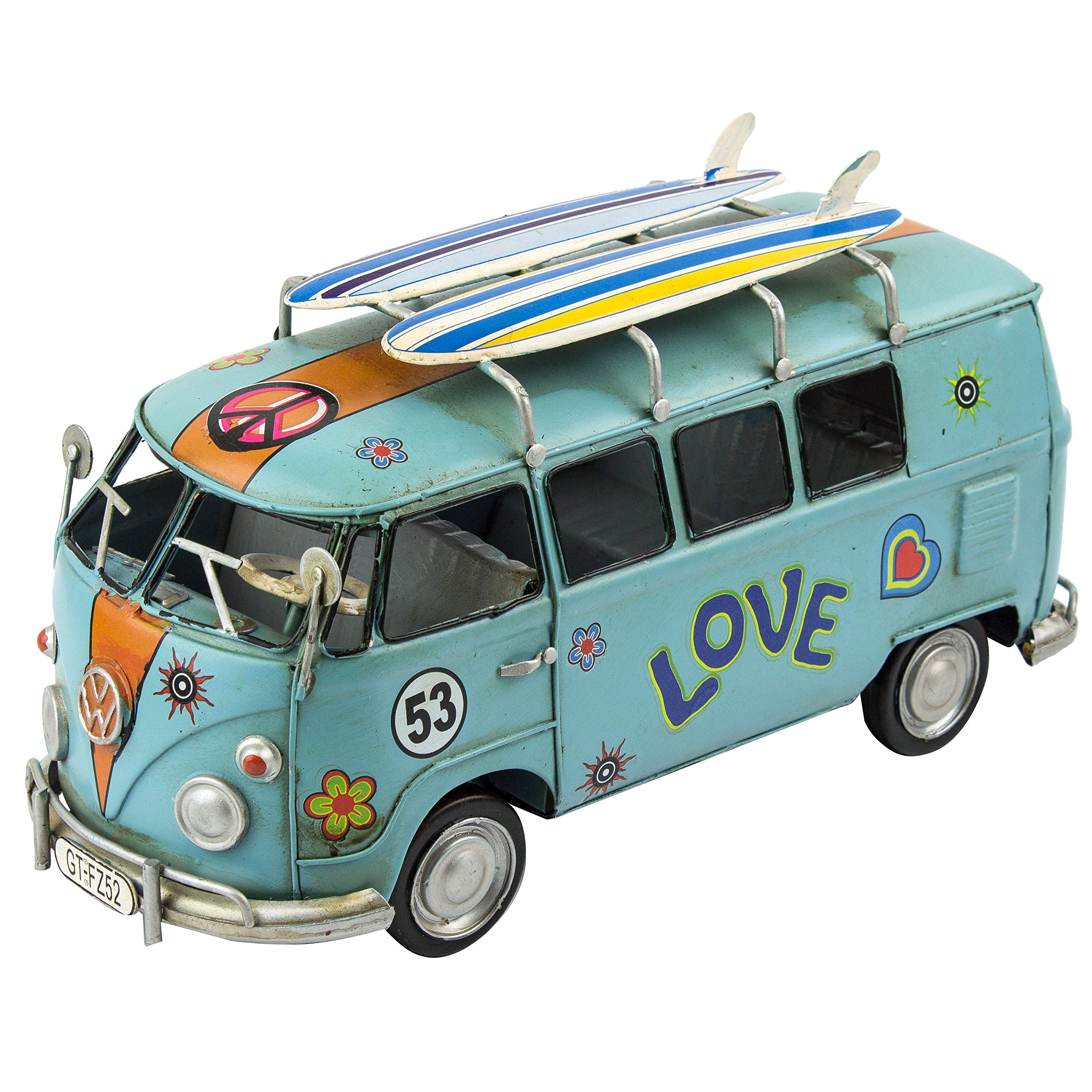 Camper Van, Love, blue, 27cm