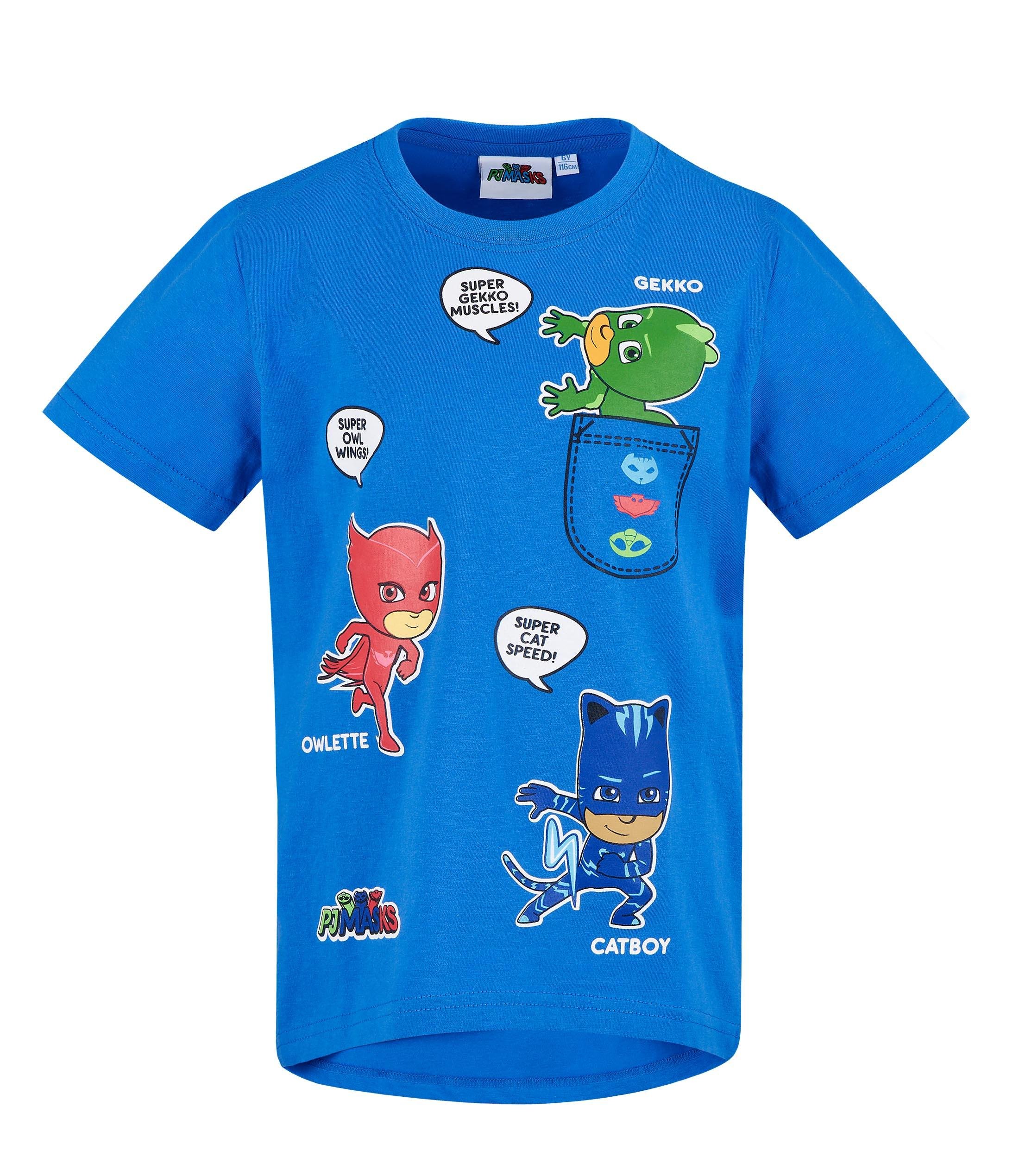 PJ MASKS Boys Short Sleeve T-Shirt 