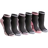 Dickies womens Dri-tech Moisture Wicking Quarter Socks, Available in M-l (6, 12 Pairs)