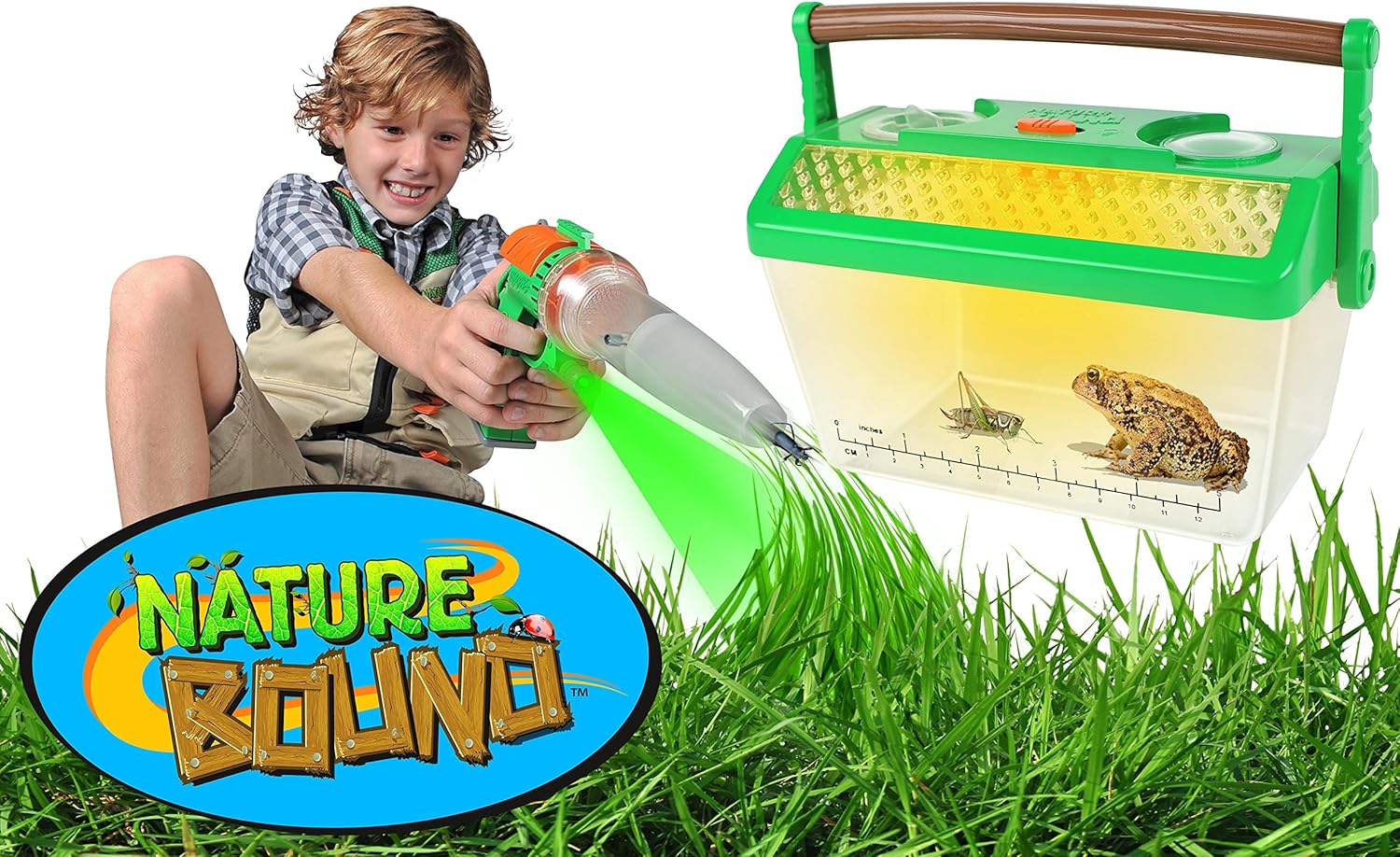 Nature Bound Bug Catcher Critter Barn Habitat for Indoor/Outdoor Insect Collecting with Light Kit, White: Toys & Games