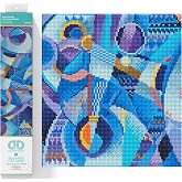 DIAMOND DOTZ Blue Moods Diamond Painting Kit for Adults, Diamond Art Craft | Full Coverage Design, Sparkling Faceted Finish, Complete Starter Set, Vibrant Wall Decor, Ready to Frame, Great Handmade Gift