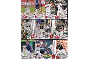 CLEVELAND INDIANS TOPPS TEAM SET Cleveland Indians 2017 Topps Complete Mint Hand Collated Team Set with Francisco Lindor, Carlos Santana and Corey Kluber plus