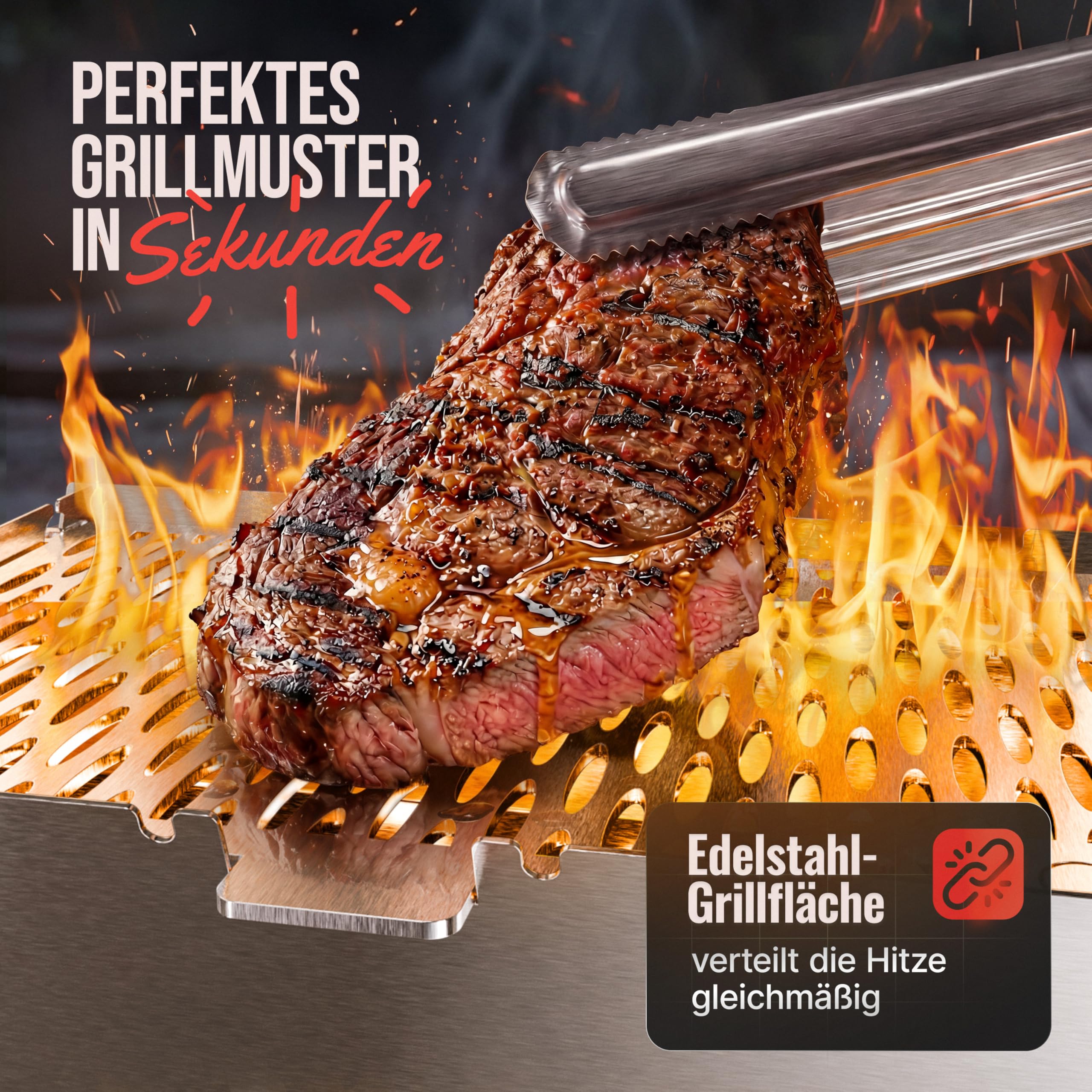 ovicue Grill | Mobiler Steck-Gasgrill – Tragbarer Edelstahlgrill mit Stecksystem – Gas- & Holzkohlebetrieb – Inkl. Tragetasche – Perfekt für Camping, Balkon, Garten & Outdoor - Camping Grill 5