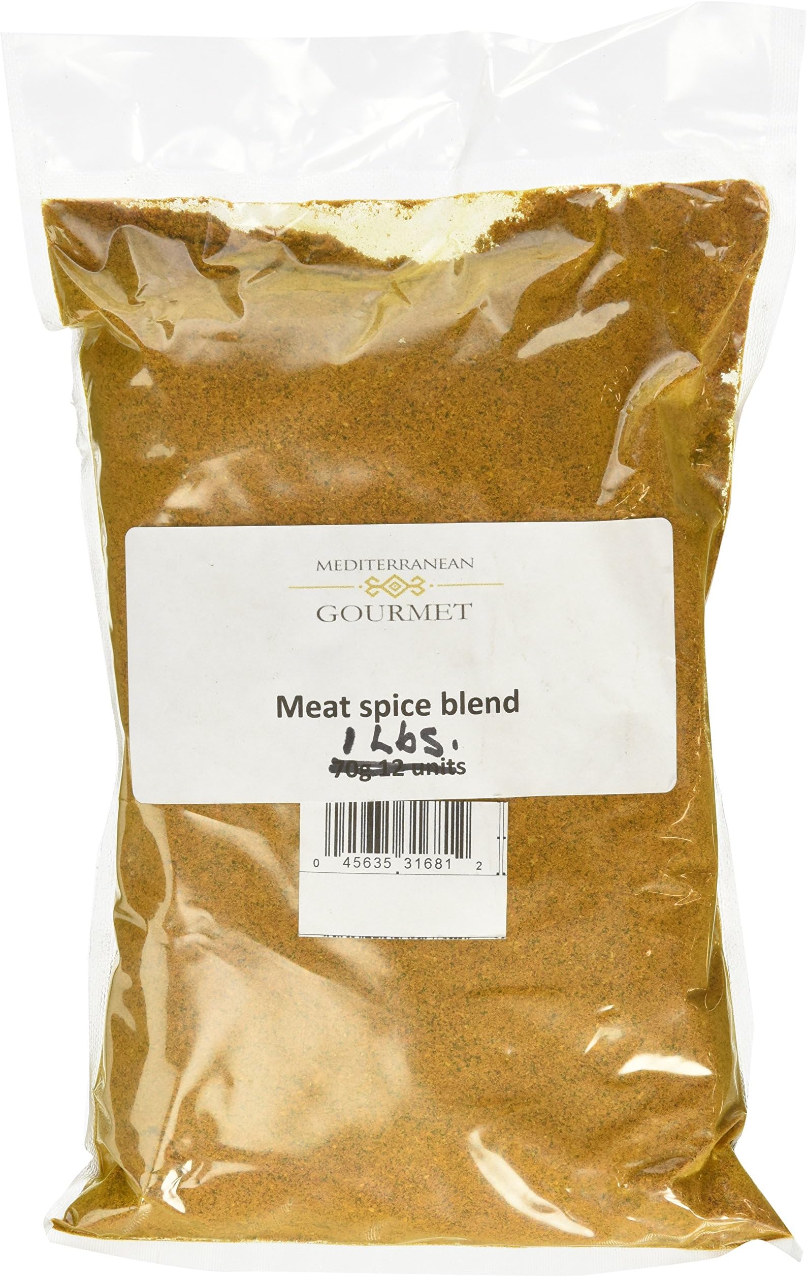 Mediterranean Gourmet Meat, Spice Blend, 16 Ounce