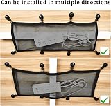 Miawtro Under Desk Cable Tray 30x70cm Flexible Management 16 Buckles Screws view 5