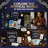SOL 78pcs Tarot Card Deck and Guide Book for Beginners and Pros view 8