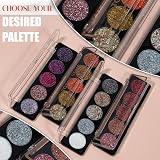 Profusion Cosmetics 5 Shade Glitter Eyeshadow Palette Amethyst Gems view 6