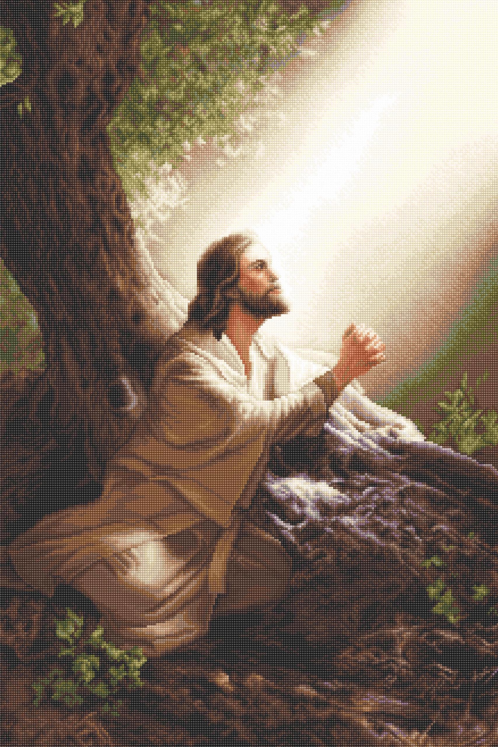 Luca-S Cross Stitch Kit Gold Collection - Jesus Christ, B618