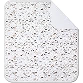 Apple Park Kids Receiving Blanket | Super-Soft Bamboo Viscose + Organic Cotton Blend | 2 Layer Baby Blanket (Wild Horses)