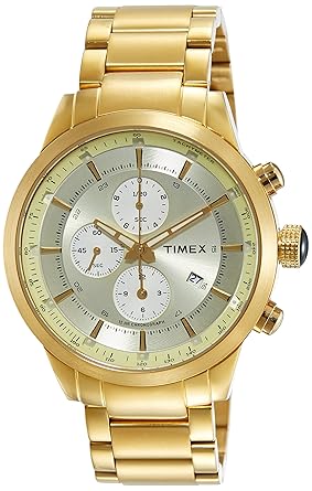 Chronograph Off-White Dial Mens Watch - TW000Y413