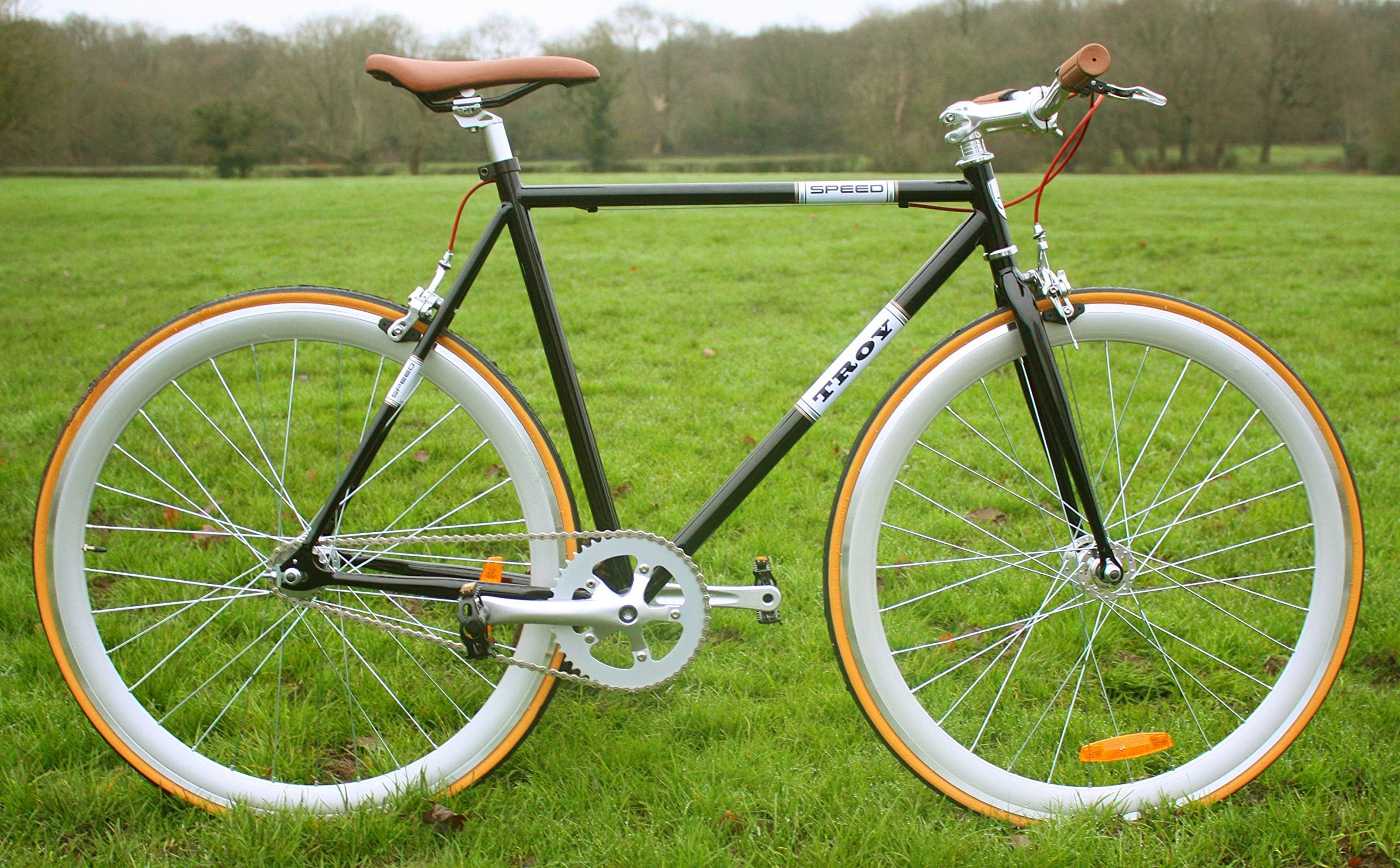 TROY SPEED SINGLE SPEED/FIXIE BIKE 54 CM BLACK