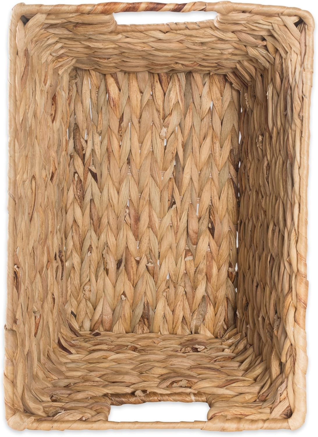 amazon storage baskets on Amazon Com Dii Natural Water Hyacinth Storage Basket With Handles Beige Home Kitchen