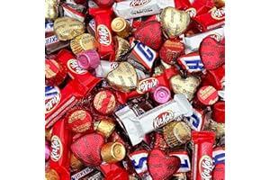 SUNNY ISLAND Valentine's Day Chocolate Candy Assortment - KITKAT Bars, ROLO Creamy Caramels, Peanut Butter Cups and Hearts, 3-Pound Bag (About 150 Pieces)