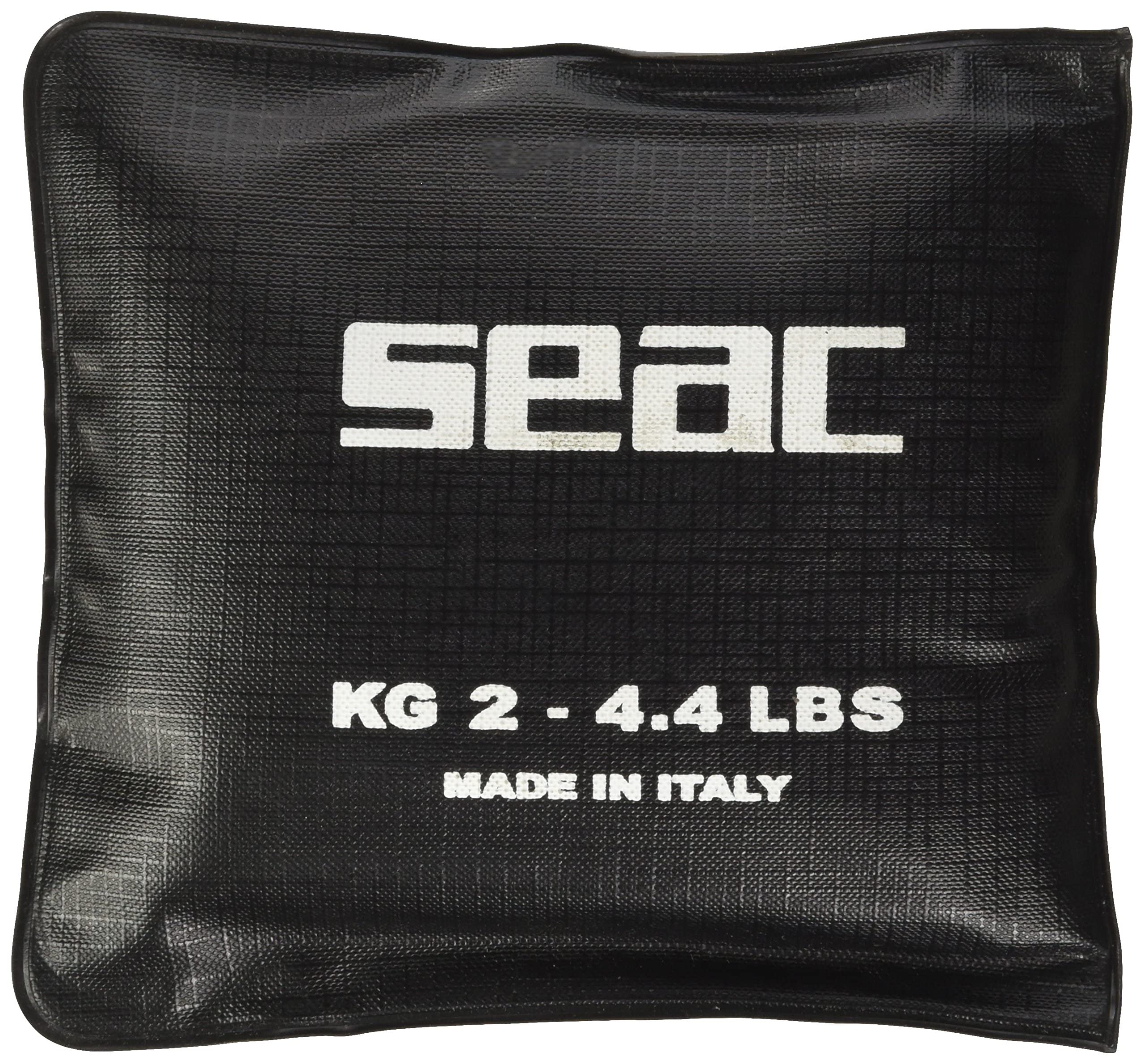 SEAC 2 kg Soft Weights, Black
