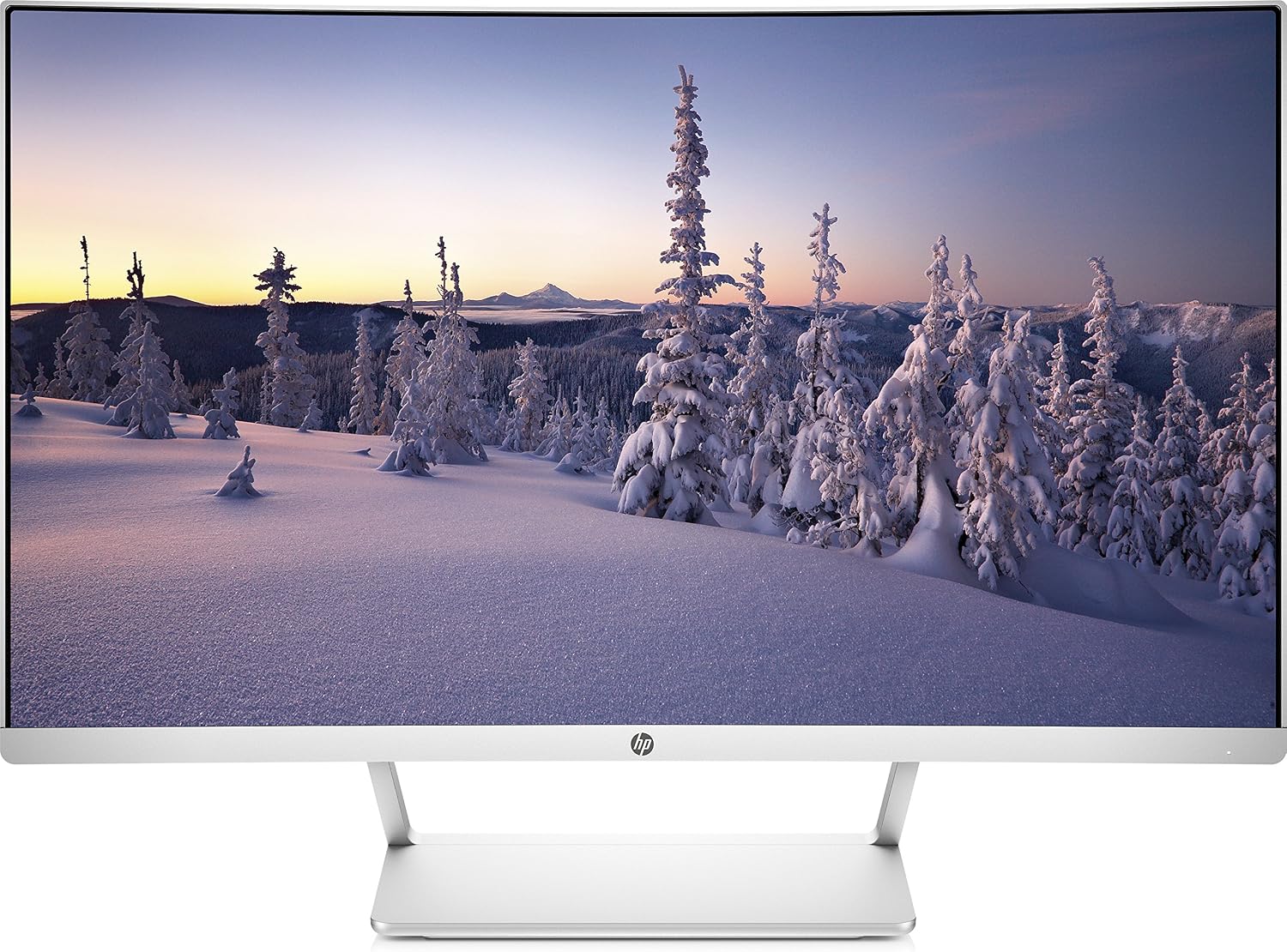 HP Z4N74AA - Monitor curvo de 27" (LED, Full HD, 1920 x 1080 a 60 Hz, 16:9, HDMI, DisplayPort 1.2, 100 - 240 VCA ), color blanco