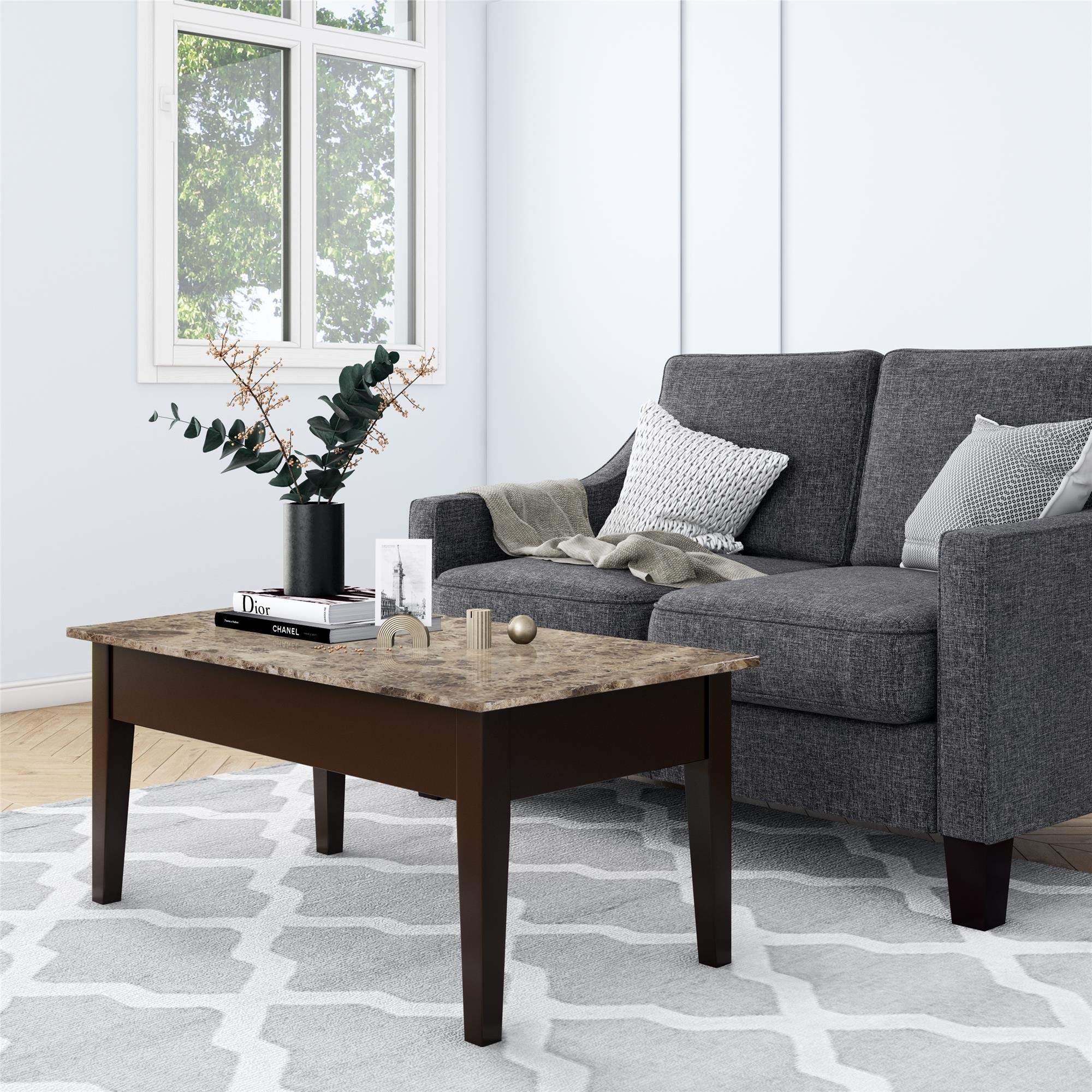 Dorel Living Faux Marble Lift Top Coffee Table Buy Online in UAE