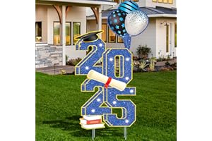 sewrung 3.5FT Large Class 2025 Graduation Yard Sign Yard Decorations Congrats Graduation Lawn Signs 2025 Grad Yard Signs with Stakes for Outdoor Indoor Congrats Graduation Party Decoration Supplies