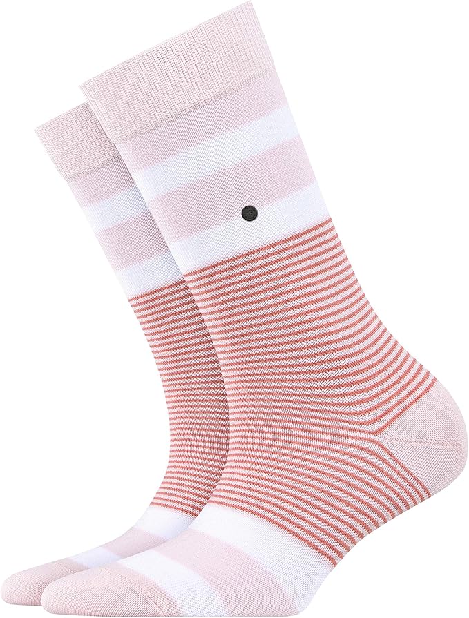 Burlington Black Stripe Women Socks blossom (8440)3641 Amazon.co.uk