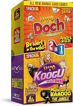 Kaadoo Koogu with Doch 2-in-1 Card Game Combo Pack