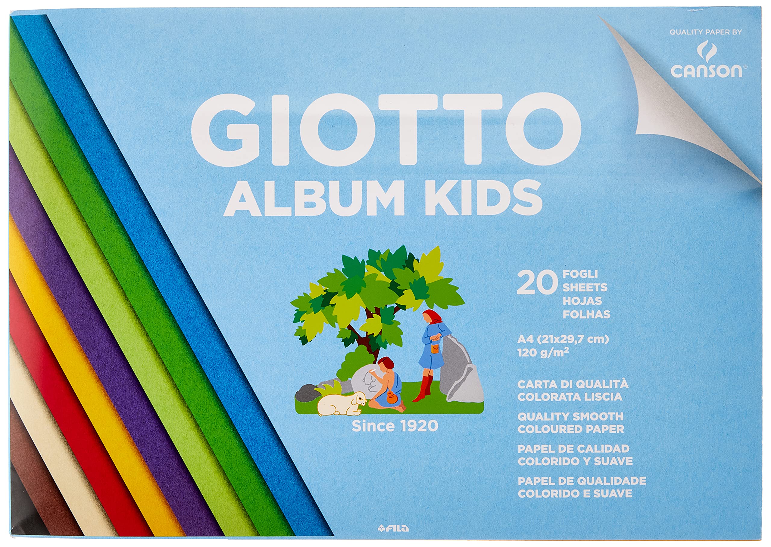 GIOTTO – Coloured Album, A4, 20 Sheets