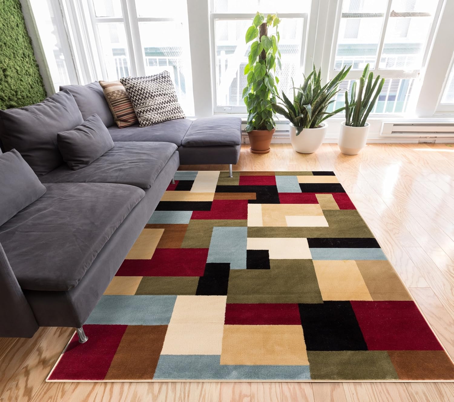 Amazon Imperial Mosaic Multicolor Geometric Modern Casual