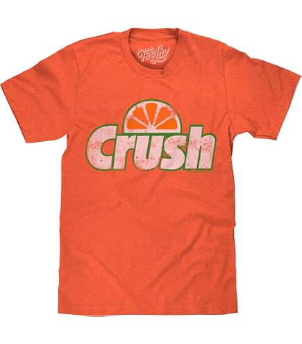 Amazon.com: Tee Luv x Comfort Colors Men's Orange Crush Garment