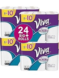 VIVA Vantage Choose-A-Sheet* Paper Towels, White, Big Plus Roll, 24 Rolls, Packaging May Vary