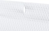 Amazon Basics Lightweight Microfiber Waffle Shower Curtain 183 x 183 cm White view 4