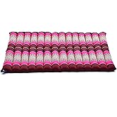 Leewadee Zabuton Seating Cushion – Square Floor Seat for Meditation Exercises, Light Yoga Mat Filled with Kapok