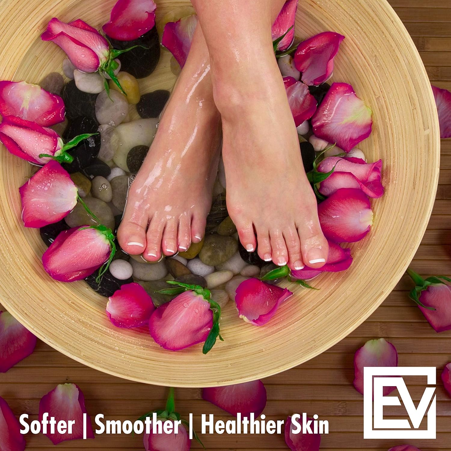 Essential Values Callus Gel Remover (8 OZ), Best For Use With Foot File, Pumice Stone, & Foot Scrubber– Fast Acting Formula with Eucamint Fragrance – Made in USA: Beauty