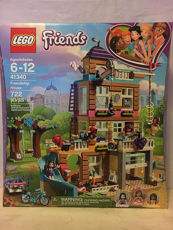 lego friends casa de la amistad amazon
