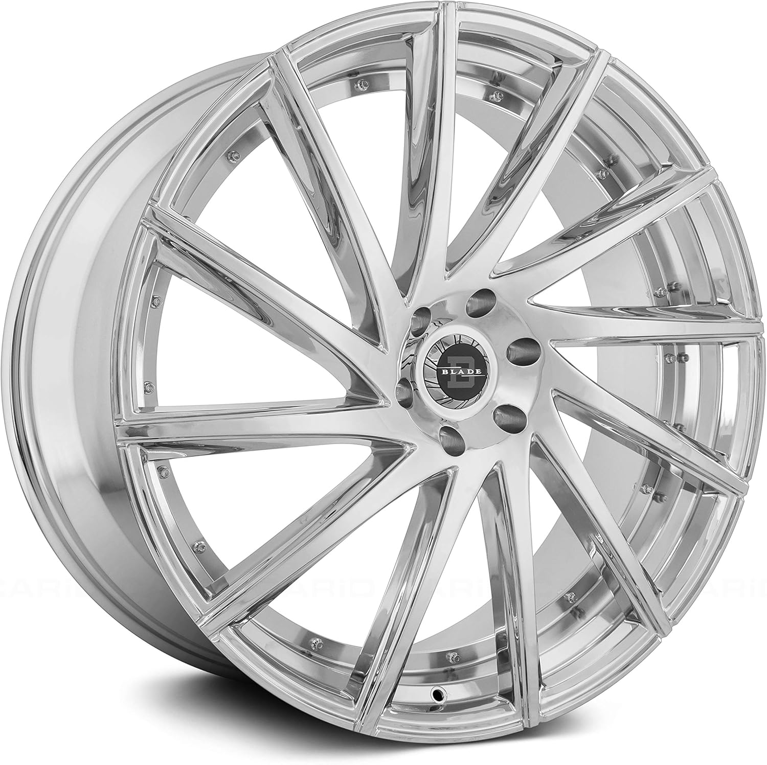 Amazon Com Blade Brvt 457 Tundra Custom Wheel 24x9 35 Offset 5x114 3 Bolt Pattern 74 1mm Hub Chrome Rim Automotive