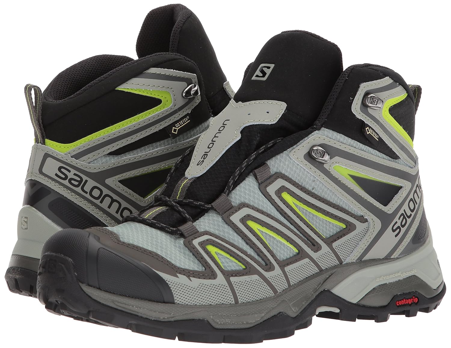 salomon l40166300 x ultra 3 synthetic hiking boots, adult (grey)