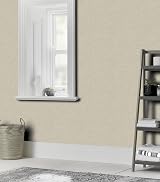 Arthouse Linen Texture Natural Wallpaper 53cm x 10.05m Roll view 3