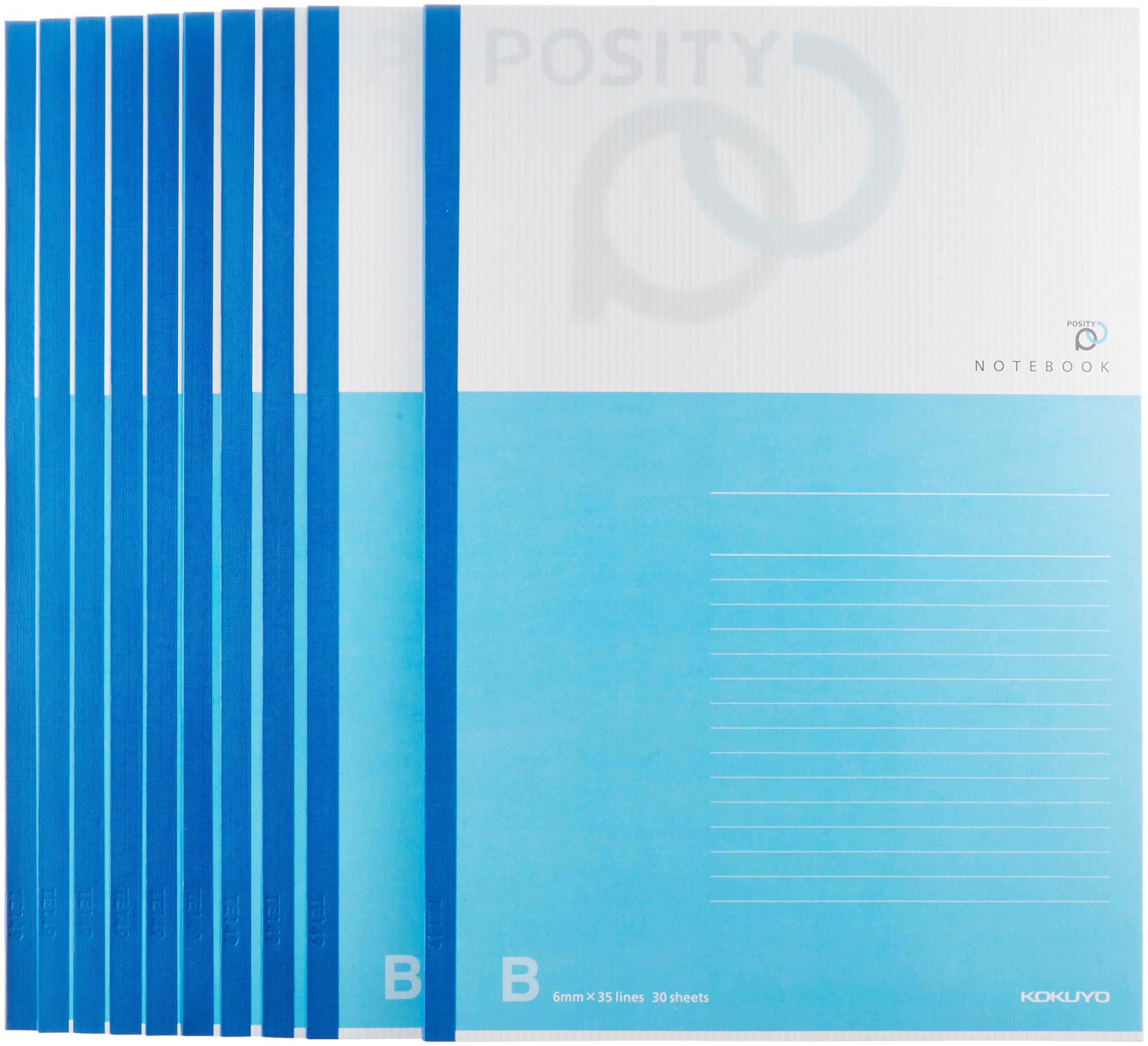 コクヨ(KOKUYO) ノート ポジティ セミB5 B罫 30枚 10冊 P3ノ-31BX10商品画像