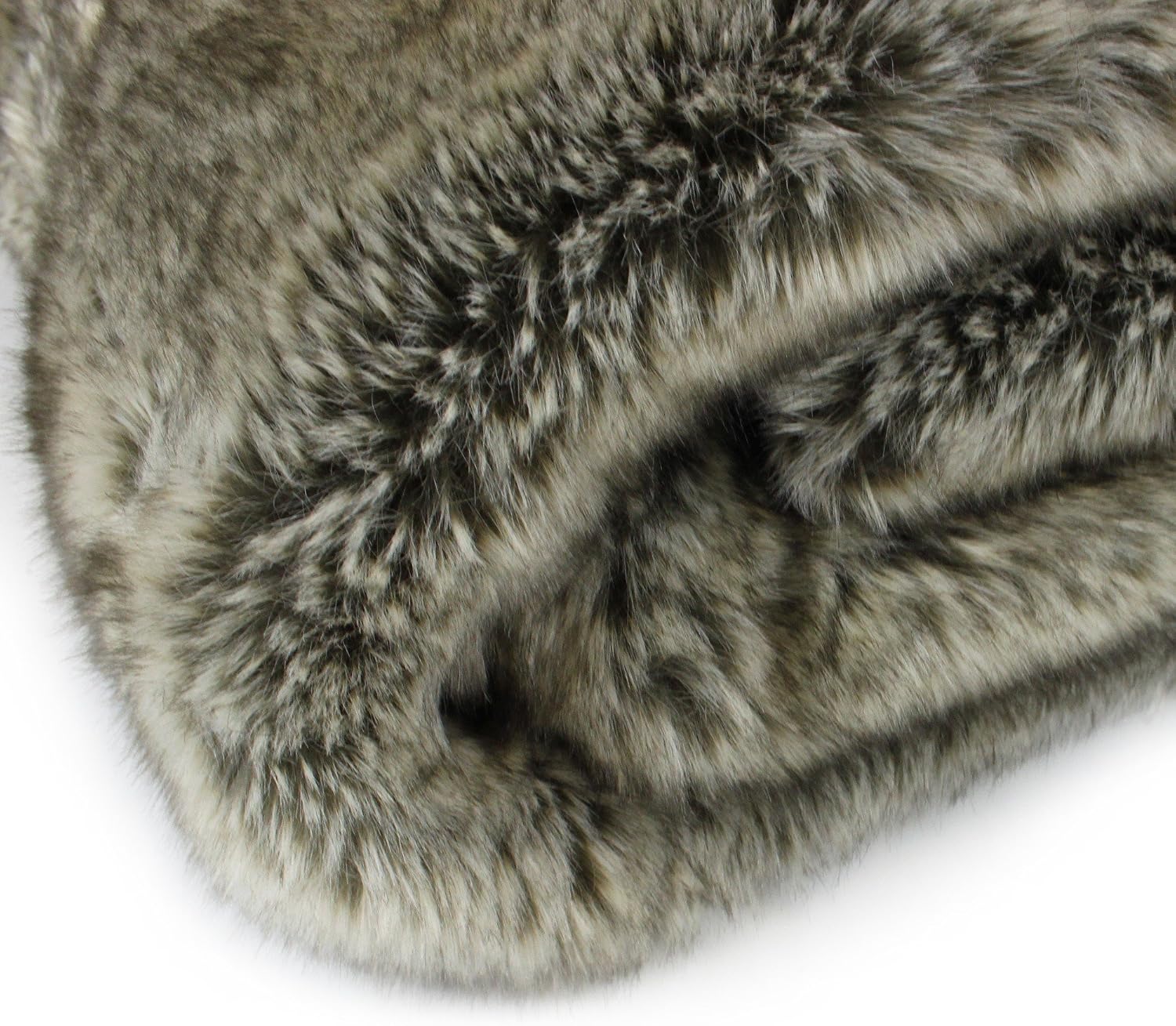 Gözze - Throw/Blanket, Smart Fur Look, Wolf Design, 150 x 200 cm - Grey - Image 4