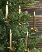 BRUBAKER 200 Pack Tree Candles - Pyramid & Christmas Tree Candles - Gold view 5