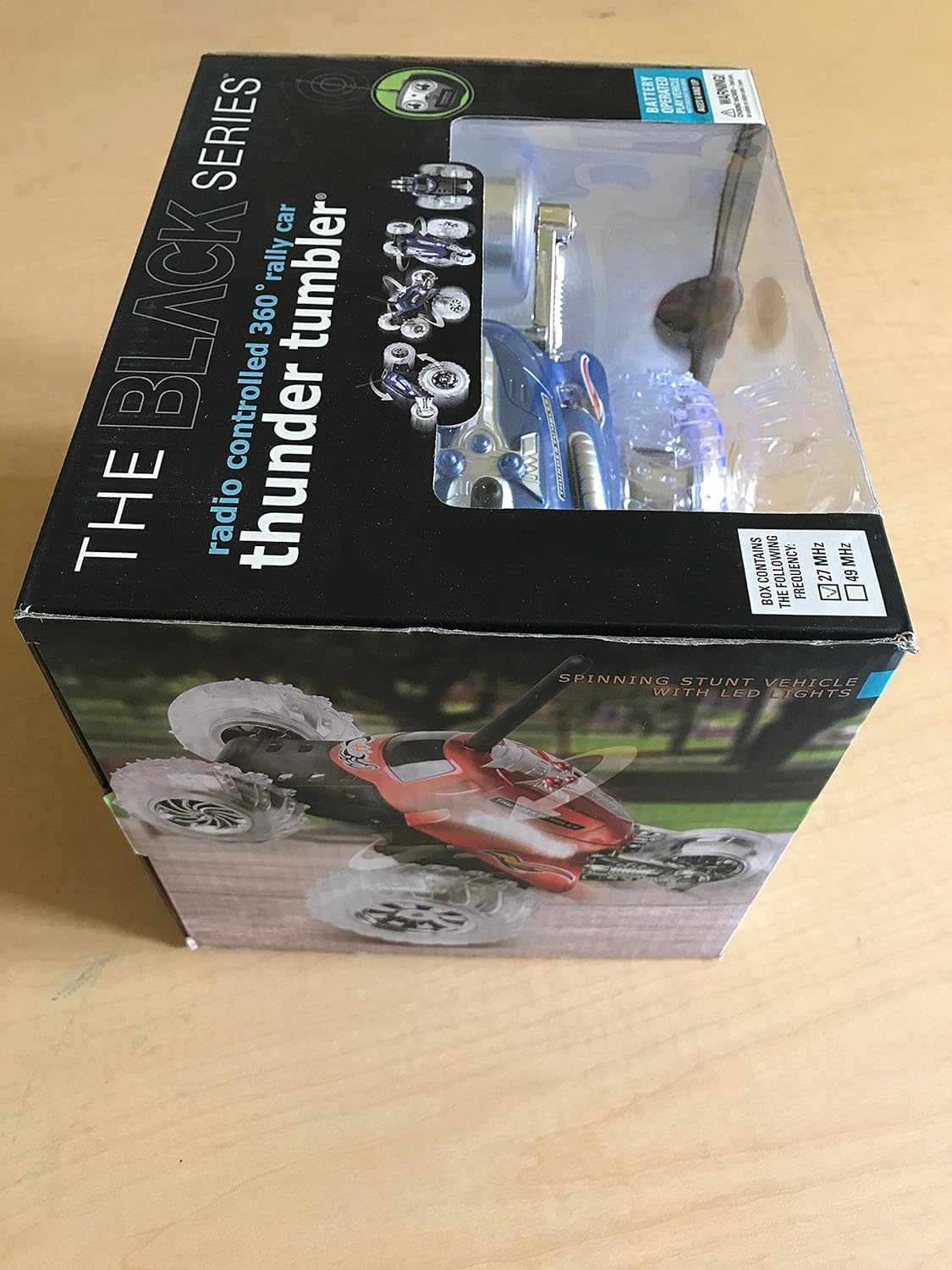 black series radio controlled 360 rally car thunder tumbler