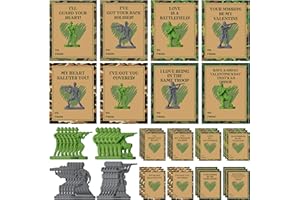 CPicdn 32 Pack Valentine’s Day Army Card Soldier Eraser for Kids Bulk Cute Pencil Erasers 3D Soldier Figures Kids Classroom Prizes Exchange Party Favor