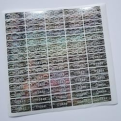 550 pcs Tamper Proof Hologram Stickers High